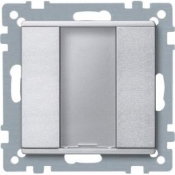 Merten-KNX buton simplu , SystemM, aluminiu MTN627560