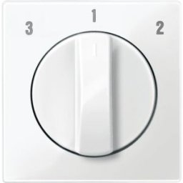 Merten System M Clapeta cu maner pentru ventilatie , alb polar