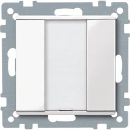 Merten-KNX buton simplu , SystemM, alb polar, lucios MTN617119