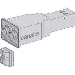 Canalis - unit. alim. pt. kbb - 40 a - mont. stanga - comanda la distanta - alb - Bara capsulata-canalis kbb - Canalis - KBB40ABG44TW