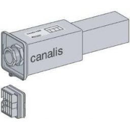 Canalis - unit. alim. pt. kbb - 40 a - mont. stanga - comanda la distanta - alb - Bara capsulata-canalis kbb - Canalis - KBB40ABG4TW