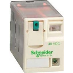 Releu Miniatura,48Vdc,12A,2C/O,Cu Led