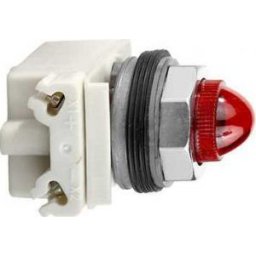 Lampa Semn.,Lentila Rosu,30Mm,28V