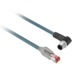 Jumper Ethernet M12/Rj45 Straight/Elbowe