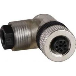 M12 Angle Connect. 2 Led