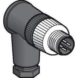 M12 Angle Connect. 4 Pins