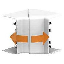 Optiline 45 - colț interior - pc/abs - alb - Sisteme de canale optiline 45 - 95x55 mm - Optiline 45 - ISM10201
