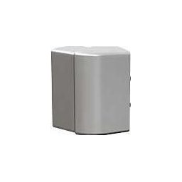 Optiline 45 - colț exterior - pc/abs - aluminiu metalic - Sisteme de canale optiline 45 - 140x55 mm - Optiline 45 - ISM10352