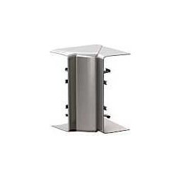 Optiline 45 - colț interior - pc/abs - aluminiu metalic - Sisteme de canale optiline 45 - 140x55 mm - Optiline 45 - ISM10351