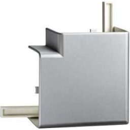 Optiline 45 - cot la 90° - pc/abs - aluminiu metalic - Sisteme de canale optiline 45 - 140x55 mm - Optiline 45 - ISM10353
