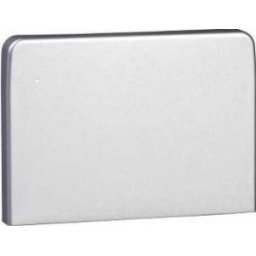 Optiline 45 - opritor de capăt - pc/abs - aluminiu metalic - Sisteme de canale optiline 45 - 140x55 mm - Optiline 45 - ISM10354