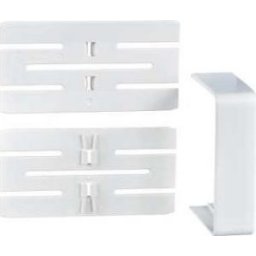 Optiline 45 - piesă de acoperire îmbinată - pc/abs - alb - Sisteme de canale optiline 45 - 165x55 mm - Optiline 45 - ISM10406