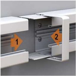 Optiline 45 - piesă de îmbinare interioară - pc/abs - alb - Accesorii pentru optiline 45 - Optiline 45 - ISM10904