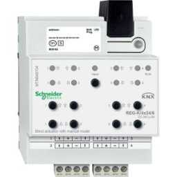 Merten-KNX REG-K/4x24/6 receptor-activator cu functie manuala pentru jaluzele MTN648704
