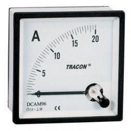 Ampermetru analogic de curent continuu, măsurare directă 48×48mm, 5A DC