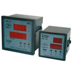 Ampermetru şi voltmetru digital cu raport de transf.reglabil 72×72mm, 500V AC, 0-9500/5A AC