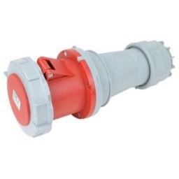 Priză industrială pe cablu, cu protecţie mărită 125A, 400V, 3P+E, 6h, IP67