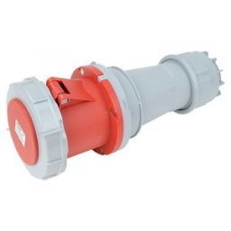Priză industrială pe cablu, cu protecţie mărită 63A, 400V, 3P+N+E, 6h, IP67