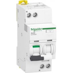 Acti9 iCV40H Intrerupator Automat Diferential RCBO 1P+N C 16A 30mA 10kA A-SI A9DF4616