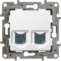 NILOE Priza dubla date Stp Cat.6 Rj45 Alb 764576