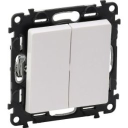 Buton inversor dublu VALENA LIFE Alb 752118