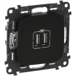 Incarcator Usb Dublu 5V 1500Ma Negru Valena Allure 754998