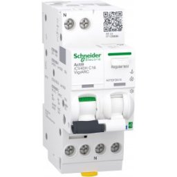 Acti9 Active Vigi ARC, Intreruptor automat diferential, detectie arc electric, cu Powertag, iCV40H, 1P+N, curba C, 16A, 10kA, 30mA tip A-SI, Active VigiARC RCBO