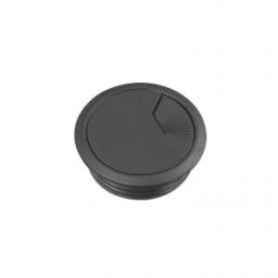 2xSuport trecere cabluri,diam.60mm,negru