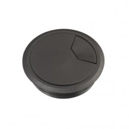 2xSuport trecere cabluri,diam.80mm,negru