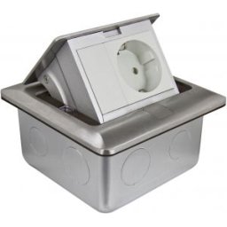 Doza pard popup met IP44 rect pr2P+E+obt