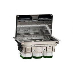 Doza pardoseala L, metal, IP20, 12module