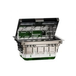 Doza pardoseala L, metal, IP20,16 module