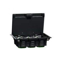 Doza pardoseala L,plastic,IP20,12 module
