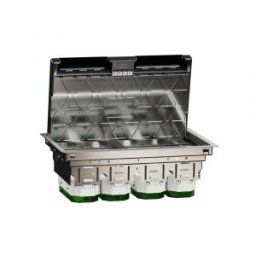 Doza pardoseala XL,metal, IP20,24 module
