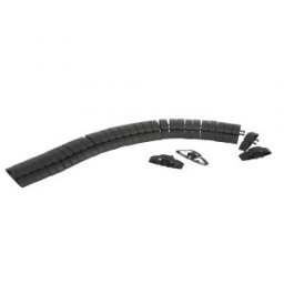 Unitate trecere cabluri podea, negru