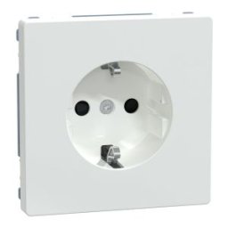 Priza 2P+E, obt, alb lotus MTN2300-6035