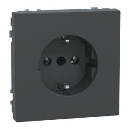 Priza Schuko,fara suruburi,antracit SysD MTN-2301-6034