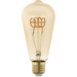 Bec E27 LED EGLO 11887, E27 1X5W 350lm 2200K Lumina calda, Chihlimbar