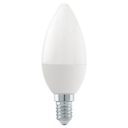 Bec Led Forma Lumanare 1x5W E14 Alb, Alb Cald 2740k