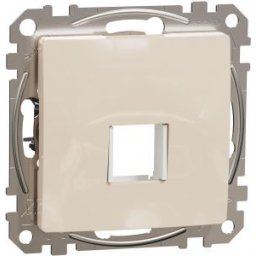 SEDNA Design Placa pt RJ45, HDMI, VGA Rj45 Bej