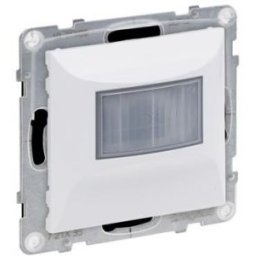 SUNO IP44 Intrerupator cu senzor de miscare 3 - 250 W (halogen, Led) 120°, fara neutru, alb
