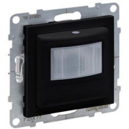 SUNO Intrerupator cu senzor de miscare 400 W (halogen, Led) 120°, cu neutru, negru