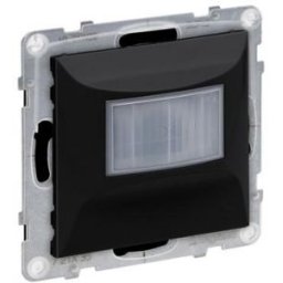 SUNO IP44 Intrerupator cu senzor de miscare 3 - 250 W (halogen, Led) 120°, fara neutru, negru