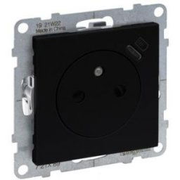 SUNO Priza 2P+E standard francez + USB C Negru 721489