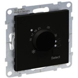 SUNO Termostat incalzire in pardoseala 16A Negru 721437
