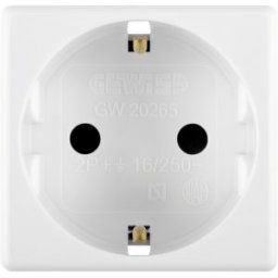 2P+E 16A Priza Schuko Sy/Al GW20265