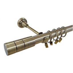 Galerie simpla CYLINDRU - 25mm - aur antic