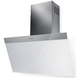 Hota decorativa Faber DAISY + WH A80, Sticla, 770 m3/h, 3 viteze + Intensiv, Iluminare LED, 80 cm, Alb