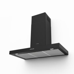 Hota decorativa Faber STILO COMFORT WH MATT A90, 710 m3/h, 3 viteze + Intensiv, Iluminare LED, 90 cm, Alb