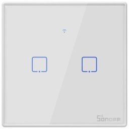 Intrerupator Smart cu Touch WiFi + RF 433 Sonoff T2 EU TX